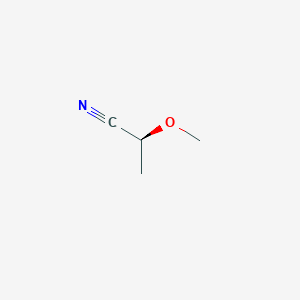 molecular formula C4H7NO B016508 (2S)-2-methoxypropanenitrile CAS No. 64531-49-3
