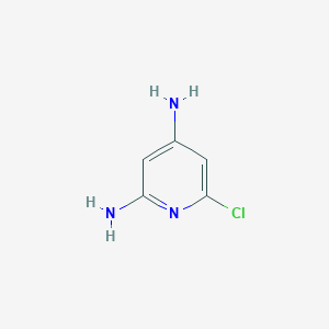 molecular formula C5H6ClN3 B1650807 6-Chloropyridine-2,4-diamine CAS No. 1206248-43-2