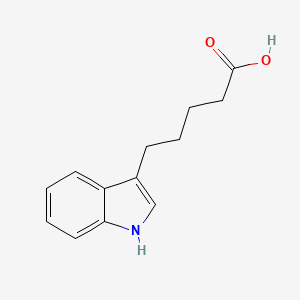 molecular formula C13H15NO2 B1650839 5-(1H-indol-3-yl)pentanoic acid CAS No. 1210-84-0