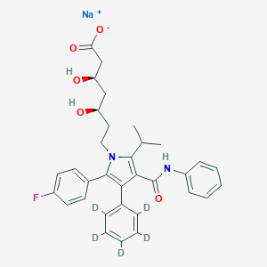 molecular formula C33H34FN2NaO5 B016509 Atorvastatin-d5 Sodium Salt CAS No. 222412-87-5
