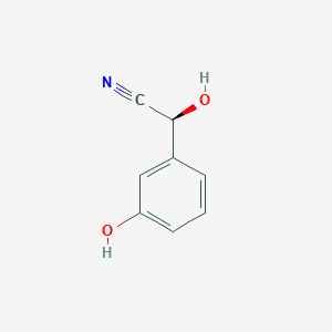 molecular formula C8H7NO2 B165090 (S)-3-hydroxymandelonitrile CAS No. 125781-60-4