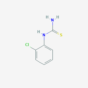 molecular formula C7H7ClN2S B165092 1-(2-氯苯基)-2-硫脲 CAS No. 5344-82-1