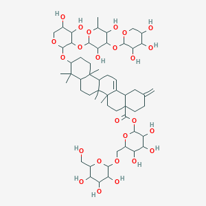 molecular formula C57H90O25 B165093 Yemuoside I CAS No. 137682-17-8