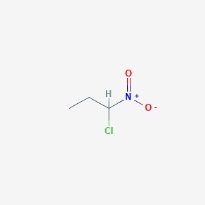 molecular formula C3H6ClNO2 B165096 1-Chloro-1-nitropropane CAS No. 600-25-9