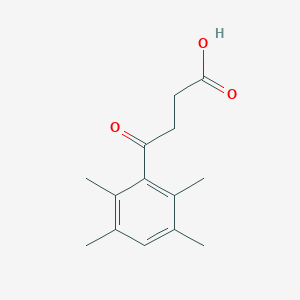 molecular formula C14H18O3 B165112 4-(2,3,5,6-Tetramethylphenyl)-4-oxobutyric acid CAS No. 134948-69-9