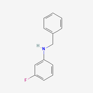 molecular formula C13H12FN B1651126 N-Benzyl-3-fluoroaniline CAS No. 123330-53-0