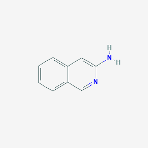 molecular formula C9H8N2 B165114 isoquinolin-3-amine CAS No. 139557-81-6