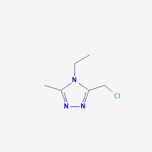 3-(chloromethyl)-4-ethyl-5-methyl-4H-1,2,4-triazole