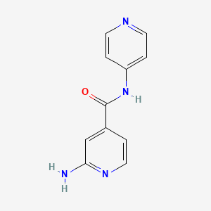 molecular formula C11H10N4O B1651250 2-amino-N-pyridin-4-yl-isonicotinamide CAS No. 1250898-96-4