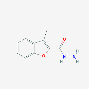 molecular formula C10H10N2O2 B165131 3-Methyl-1-benzofuran-2-carbohydrazide CAS No. 53524-81-5