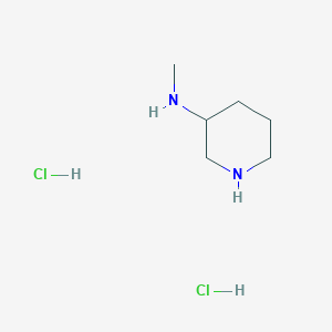 molecular formula C6H16Cl2N2 B165135 3-甲基氨基哌啶二盐酸盐 CAS No. 127294-77-3