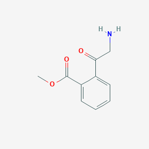 molecular formula C10H11NO3 B1651411 Methyl 2-(2-aminoacetyl)benzoate CAS No. 1261105-33-2