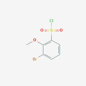 molecular formula C7H6BrClO3S B1651418 3-Bromo-2-methoxybenzenesulfonyl chloride CAS No. 1261794-09-5