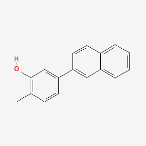 molecular formula C17H14O B1651427 2-Methyl-5-(naphthalen-2-YL)phenol CAS No. 1261947-11-8