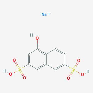 molecular formula C10H6Na2O7S2 B165143 Disodium 4-hydroxynaphthalene-2,7-disulphonate CAS No. 20349-39-7