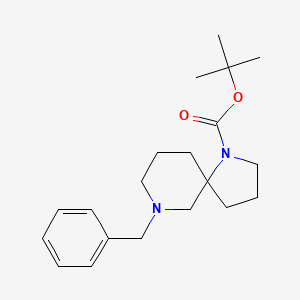 Tert-butyl 9-benzyl-1,9-diazaspiro[4.5]decane-1-carboxylate