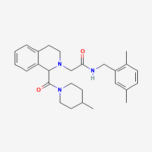 molecular formula C27H35N3O2 B1651462 N-cyclooctyl-1-isobutyryl-3,3-dimethylindoline-5-sulfonamide CAS No. 1265964-22-4