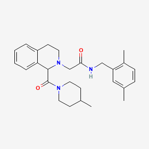 N-cyclooctyl-1-isobutyryl-3,3-dimethylindoline-5-sulfonamide