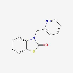 2(3H)-Benzothiazolone, 3-(2-pyridinylmethyl)-