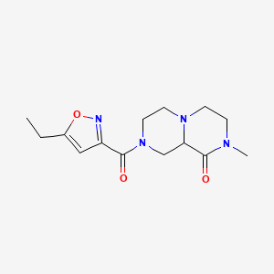 8-[(5-ethylisoxazol-3-yl)carbonyl]-2-methylhexahydro-2H-pyrazino[1,2-a]pyrazin-1(6H)-one