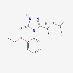 4-(2-ethoxyphenyl)-5-(1-isopropoxyethyl)-2,4-dihydro-3H-1,2,4-triazol-3-one