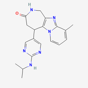 5-[2-(isopropylamino)pyrimidin-5-yl]-10-methyl-1,2,4,5-tetrahydro-3H-pyrido[1',2':1,2]imidazo[4,5-c]azepin-3-one