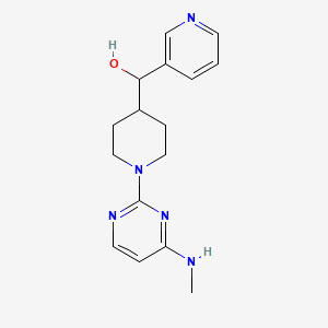 {1-[4-(Methylamino)pyrimidin-2-YL]piperidin-4-YL}(pyridin-3-YL)methanol