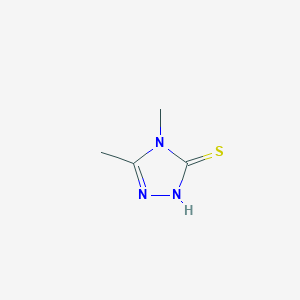 molecular formula C4H7N3S B165151 4,5-Dimethyl-4H-1,2,4-triazole-3-thiol CAS No. 38942-50-6