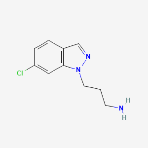 3-(6-Chloroindazol-1-yl)propan-1-amine