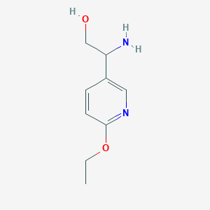2-Amino-2-(6-ethoxypyridin-3-yl)ethanol
