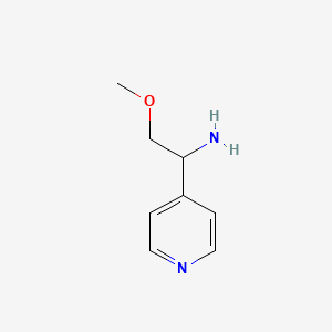 2-Methoxy-1-pyridin-4-ylethanamine