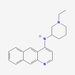 N-(1-ethylpiperidin-3-yl)benzo[g]quinolin-4-amine