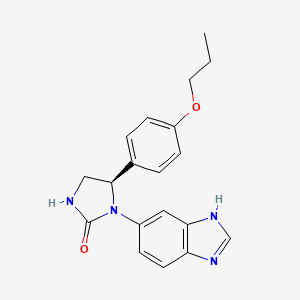 molecular formula C19H20N4O2 B1651542 Unii-OG7W8H4D1E CAS No. 1276021-64-7