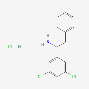 1-(3,5-Dichlorophenyl)-2-phenylethan-1-amine hydrochloride