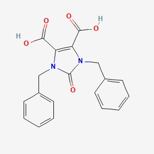 molecular formula C19H16N2O5 B1651561 cis-1,3-Dibenzylimidazole-2-one-4,5-dicarboxylic acid CAS No. 1284225-61-1