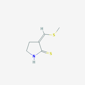 molecular formula C6H9NS2 B1651563 (E)-Raphanusanin CAS No. 128463-44-5