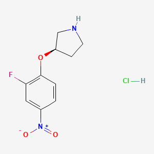 (R)-3-(2-Fluoro-4-nitrophenoxy)pyrrolidine hydrochloride