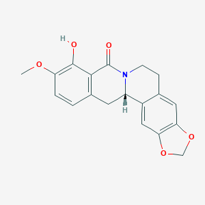 molecular formula C19H17NO5 B165157 Gusanlung A CAS No. 139220-06-7
