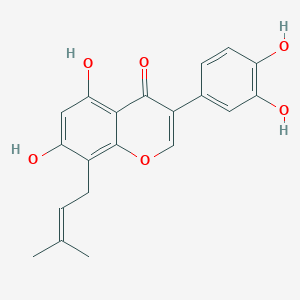 molecular formula C20H18O6 B1651583 Gancaonin L CAS No. 129145-50-2