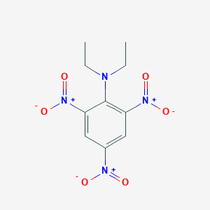 molecular formula C10H12N4O6 B1651598 N,N-diethyl-2,4,6-trinitroaniline CAS No. 13029-07-7