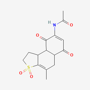 molecular formula C15H17NO5S B1651607 BRN 4761657 CAS No. 130639-74-6