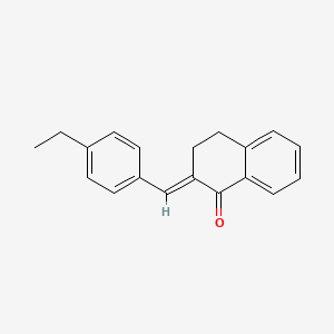 (E)-3,4-Dihydro-2-((4-ethylphenyl)methylene)-1(2H)-naphthalenone