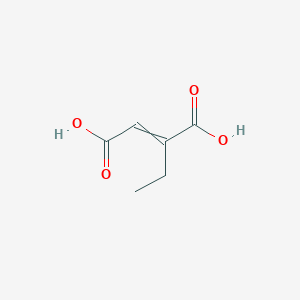 molecular formula C6H8O4 B1651616 2-Ethylbut-2-enedioic acid CAS No. 13074-60-7