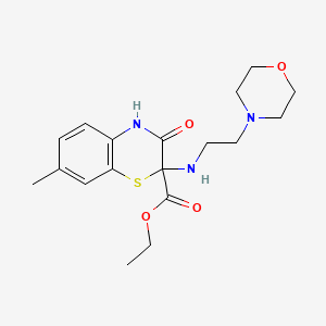 molecular formula C18H25N3O4S B1651620 BRN 4336849 CAS No. 130832-82-5