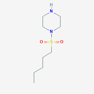molecular formula C9H20N2O2S B1651640 1-(Pentane-1-sulfonyl)piperazine CAS No. 1311569-69-3