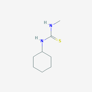 molecular formula C8H16N2S B1651643 1-Cyclohexyl-3-methylthiourea CAS No. 13120-04-2