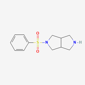B1651645 2-(Phenylsulfonyl)octahydropyrrolo[3,4-c]pyrrole CAS No. 1312664-38-2