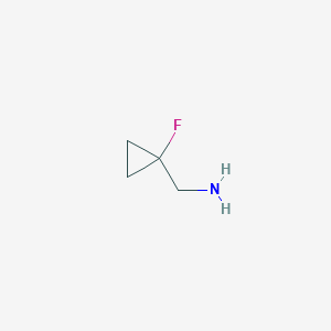 molecular formula C4H8FN B1651652 (1-Fluorocyclopropyl)methanamine CAS No. 1314402-09-9