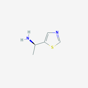 B1651662 (1S)-1-(1,3-thiazol-5-yl)ethan-1-amine CAS No. 1315378-59-6