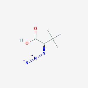 molecular formula C6H11N3O2 B1651671 (2R)-2-Azido-3,3-dimethylbutanoic acid CAS No. 131833-99-3